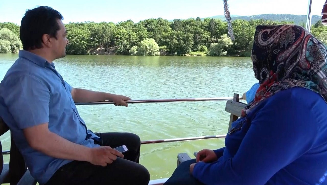 Denizi olmayan Kütahya’da ’Tekne turu’ keyfi