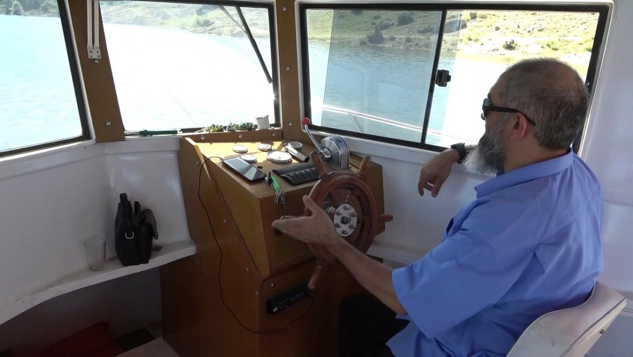 Denizi olmayan Kütahya’da ’Tekne turu’ keyfi