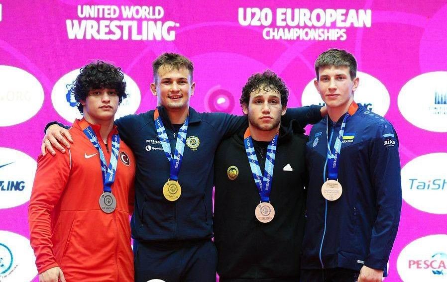 Samsunlu güreşçi Avrupa 2.’si oldu