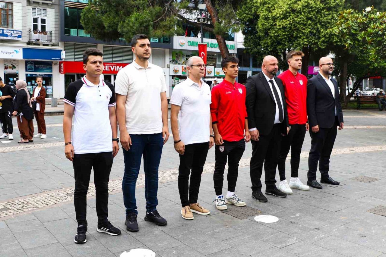 Samsunspor’un 58. kuruluş yıl dönümü sebebiyle tören düzenlendi