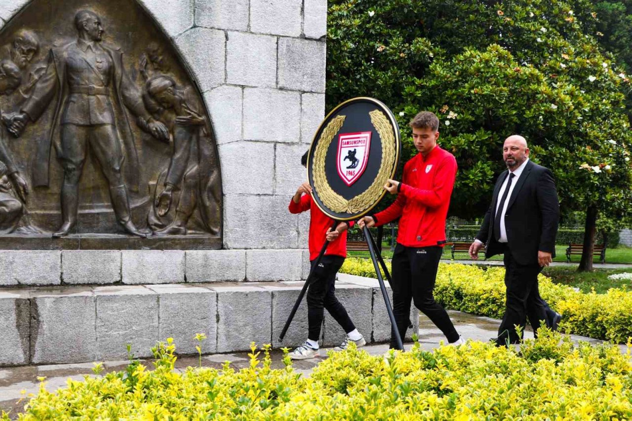 Samsunspor’un 58. kuruluş yıl dönümü sebebiyle tören düzenlendi