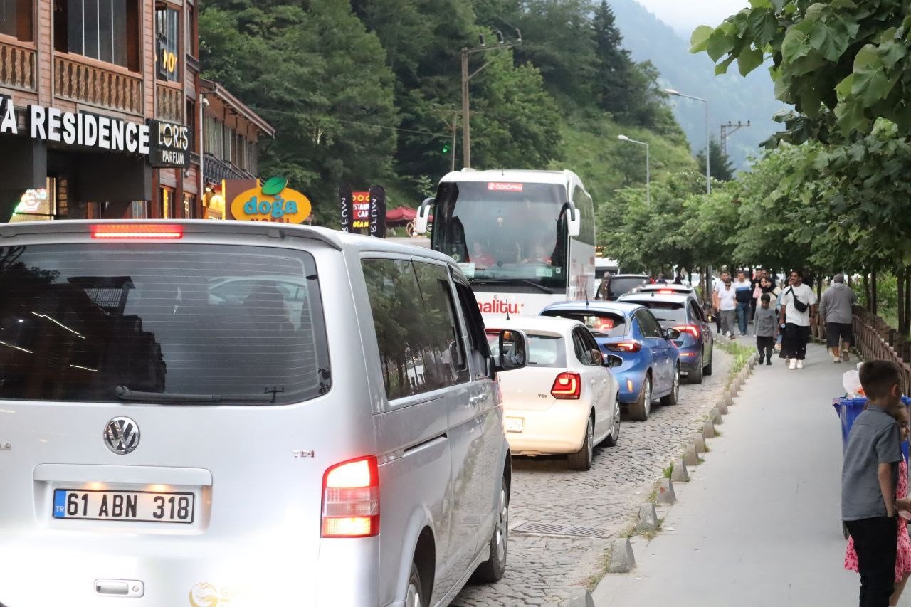 Uzungöl’de Kurban Bayramı tatili yoğunluğu