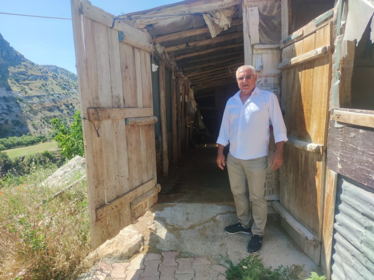 Bayram sabahı kaçan kurbanını bulmak için 3 gündür arazi arazi geziyor