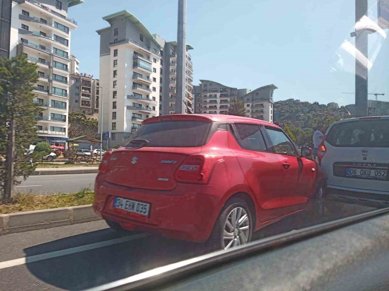 Kozlu sahil yolunda kaza