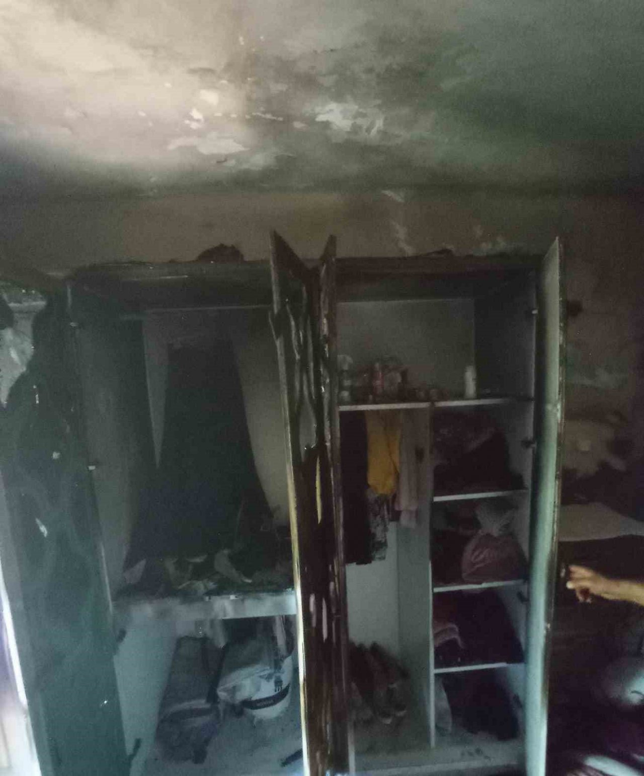 Batman’da çıkan yangında ev küle döndü