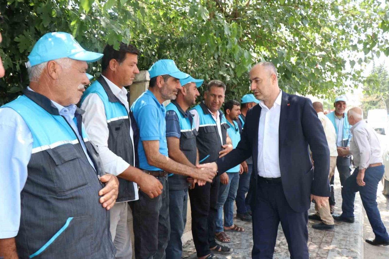 Bozova Belediyesinde bayramlaşma sevinci