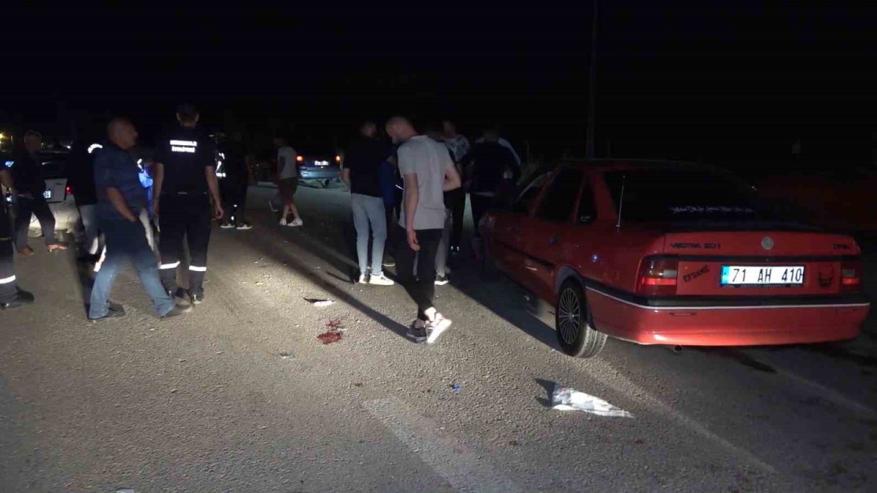 Kırıkkale’de iki otomobil çarpıştı: 4 yaralı