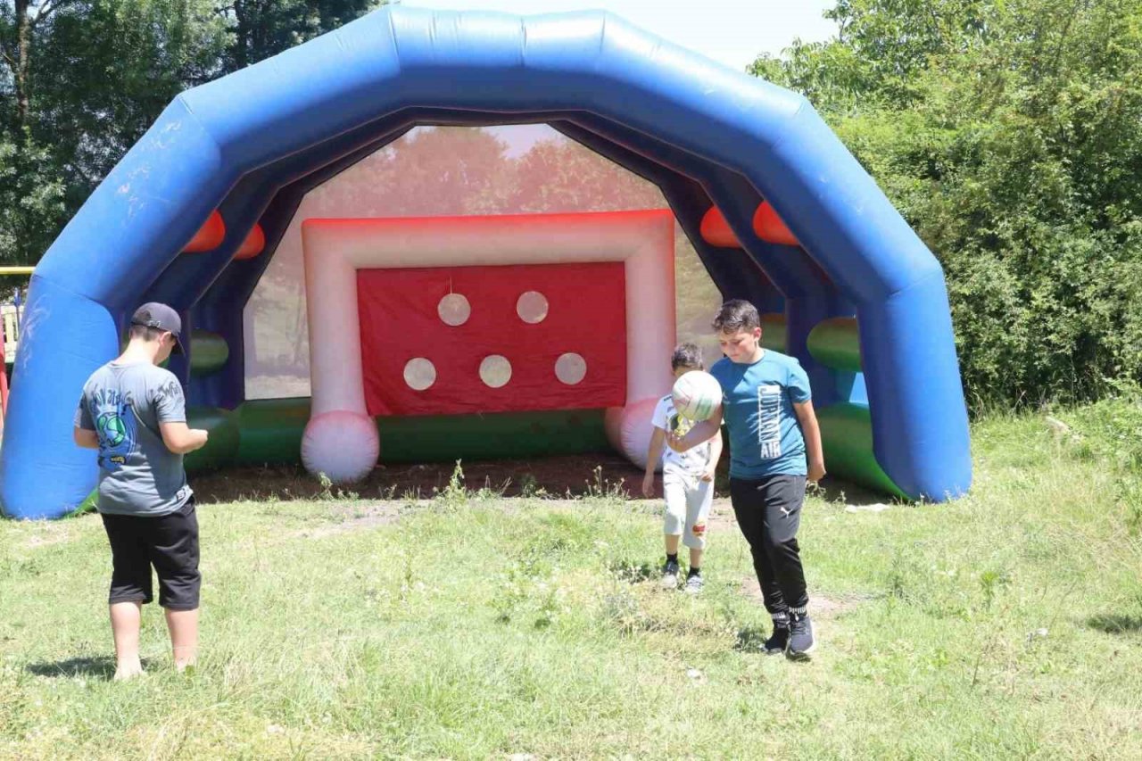 Şenlikten çocuk sesleri yükseldi