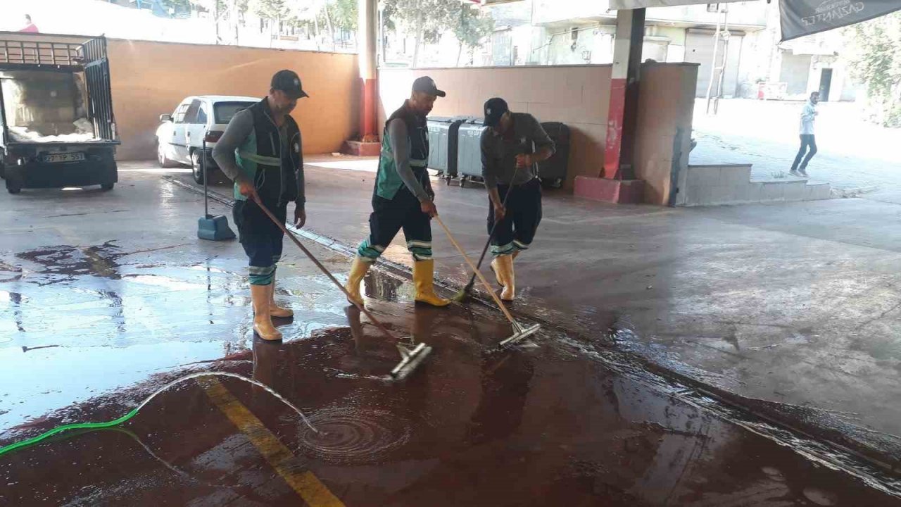 Şahinbey temizlik işleri ekipleri bayram boyunca görev başındaydı