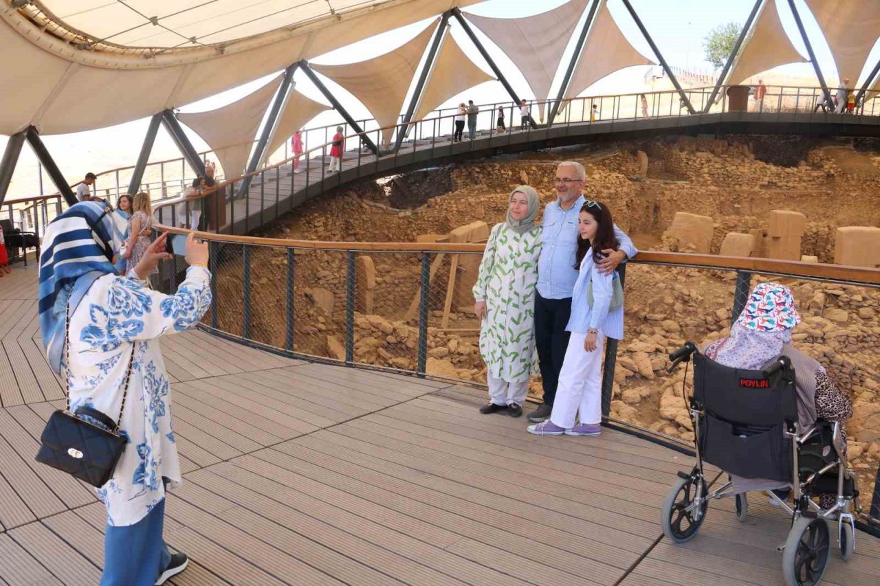 Bayramda Göbeklitepe’ye ziyaretçi akını