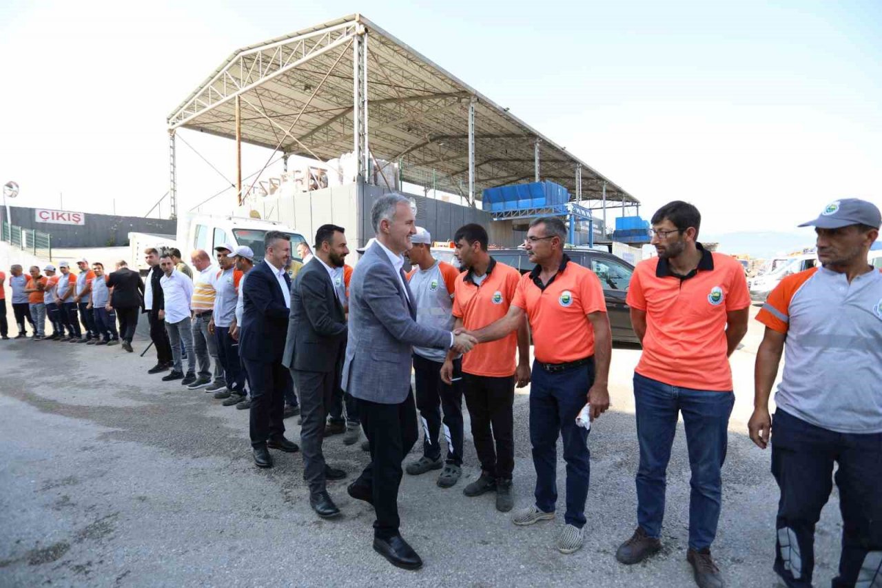 Başkan Taban’dan bayramda mesai yapan personele teşekkür