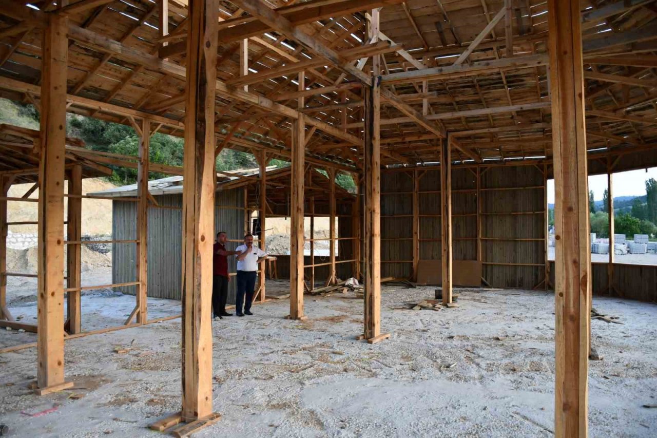 Emet mesire alanında çalışmalar devam ediyor