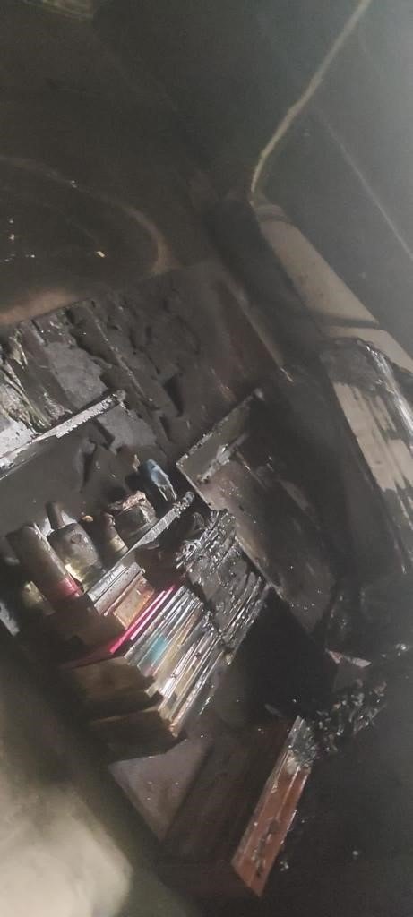 Hatay’da mesken yangını