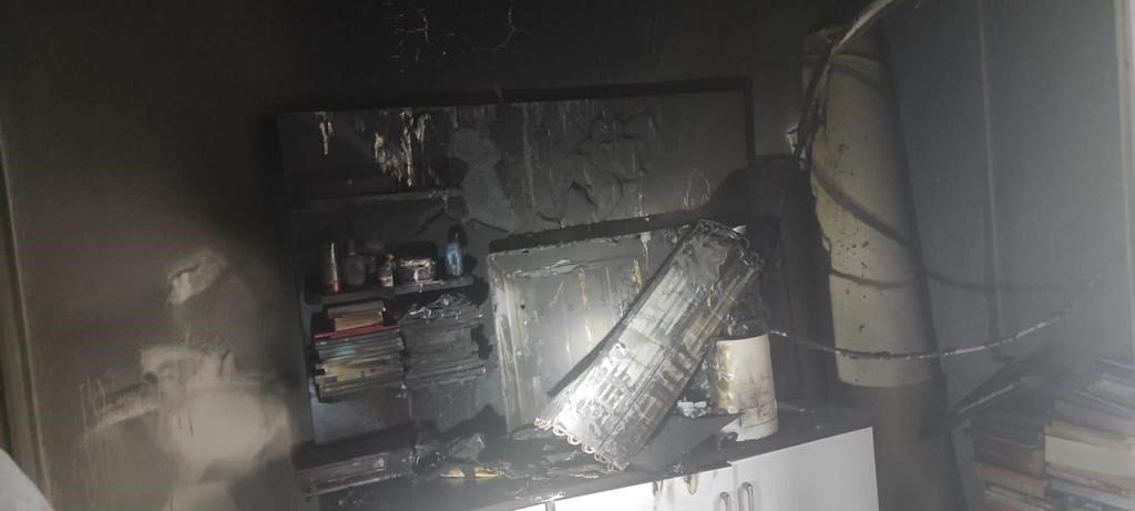 Hatay’da mesken yangını