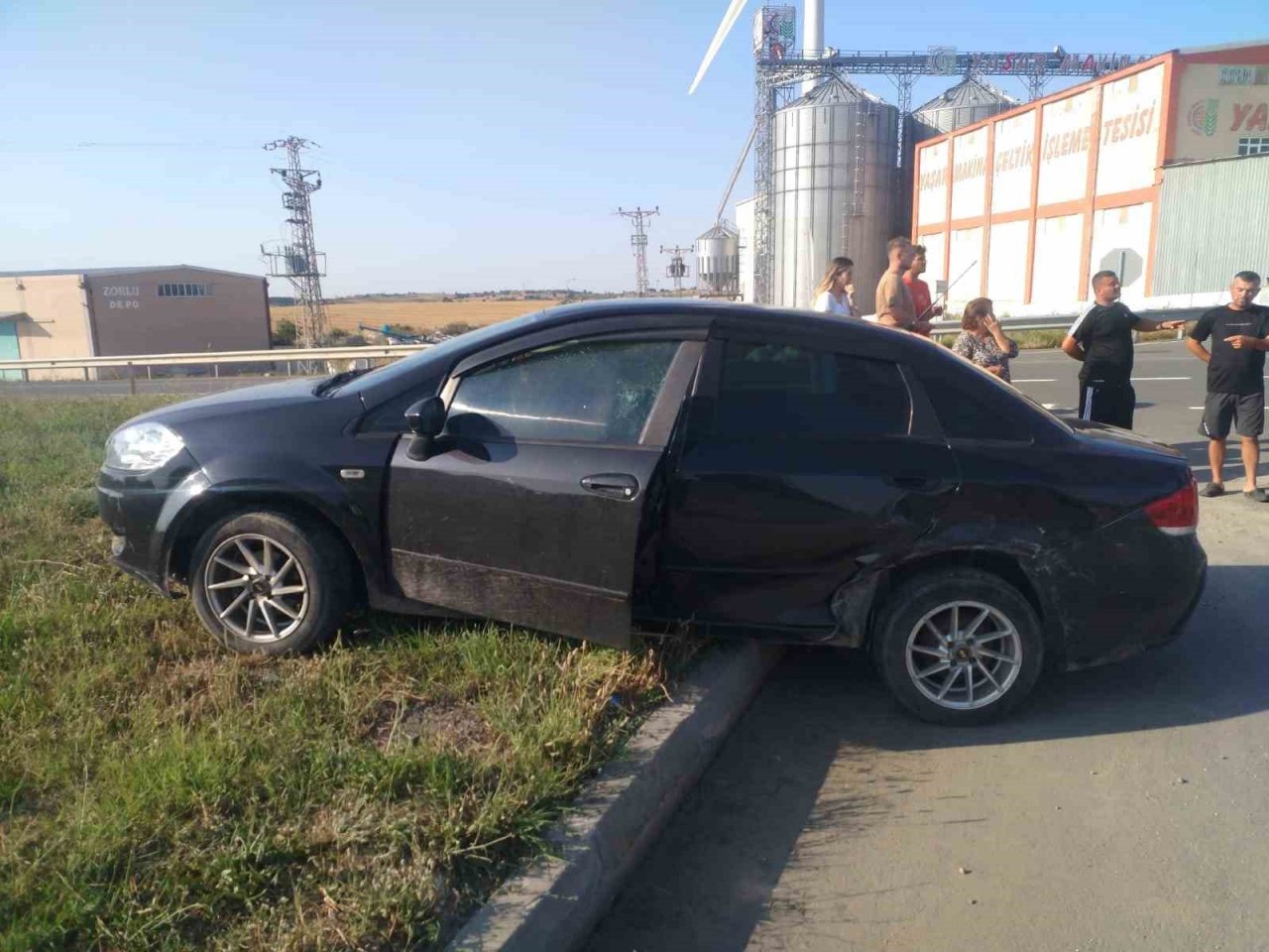 İpsala’da 2 otomobil çarpıştı, 1 kişi yaralandı