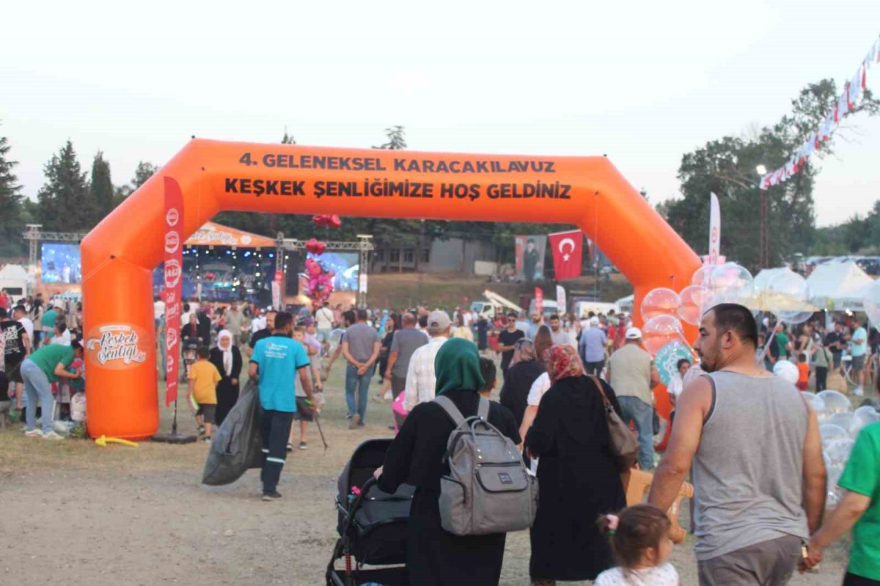 Tekirdağ’da "Geleneksel Karacakılavuz Keşkek Şenliği" sona erdi