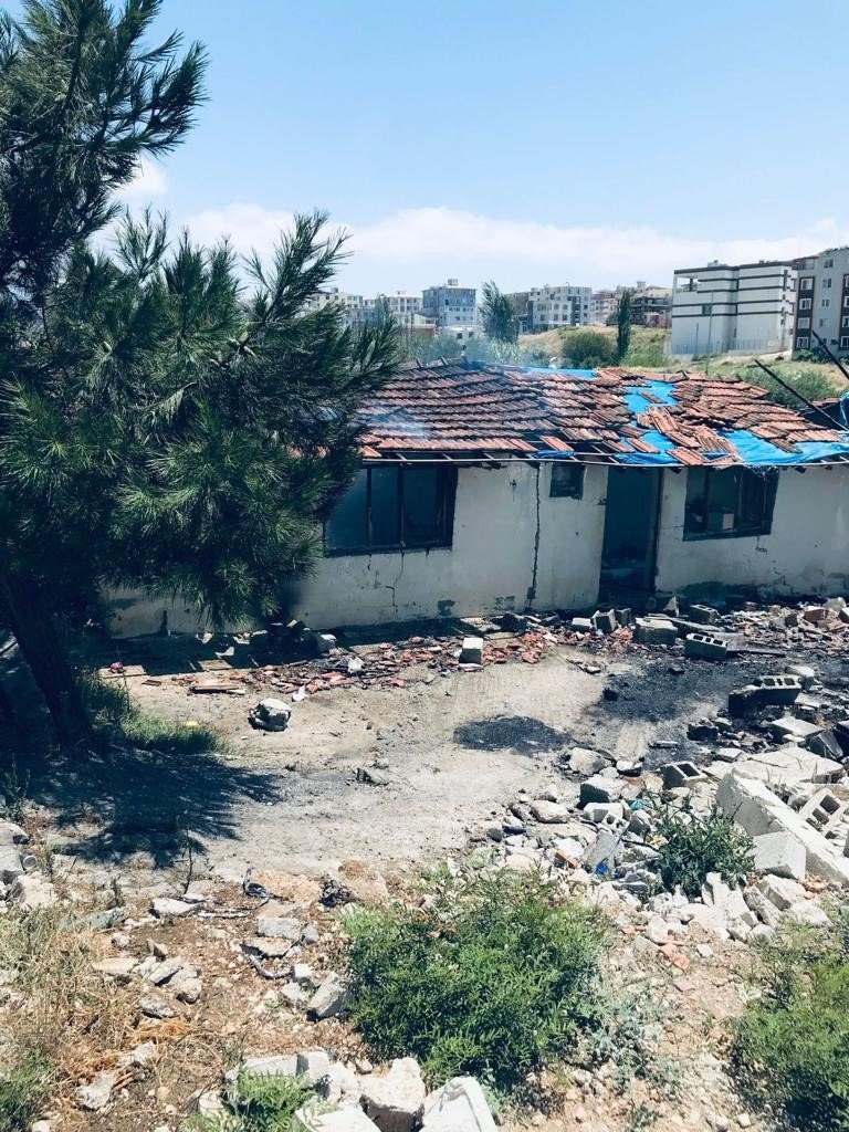 Hatay’da ev yangını