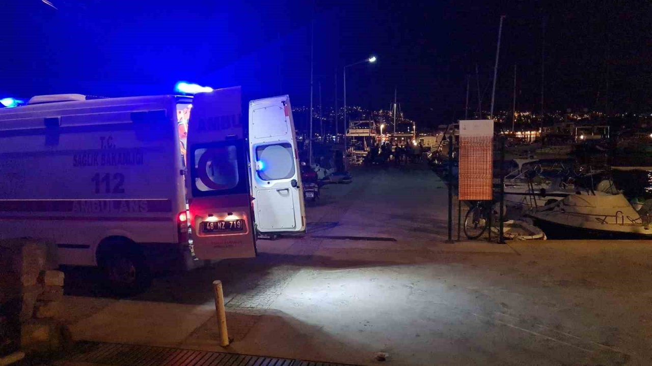 Bodrum’da şişme bot patladı: 2 yaralı