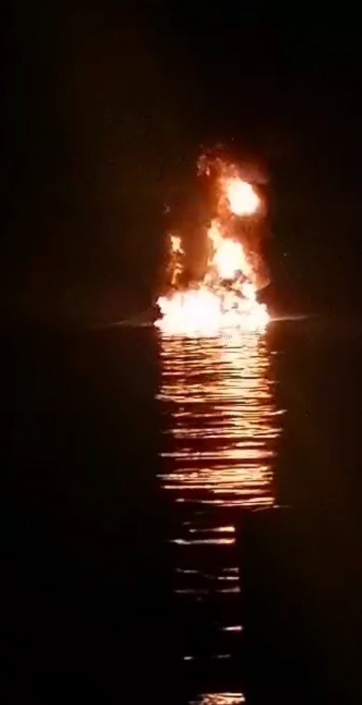 Bodrum’da şişme bot patladı: 2 yaralı