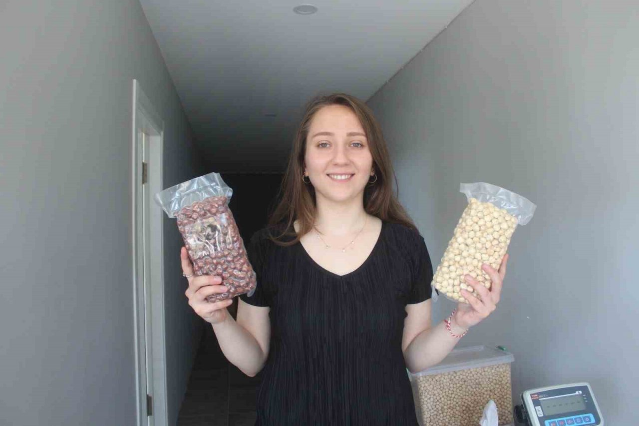 Kadın girişimci, fındığa katma değer katıyor