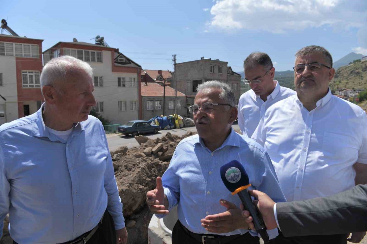 Başkan Büyükkılıç, OSB’Yİ Talas Bulvarı’na bağlayacak ana arteri inceledi