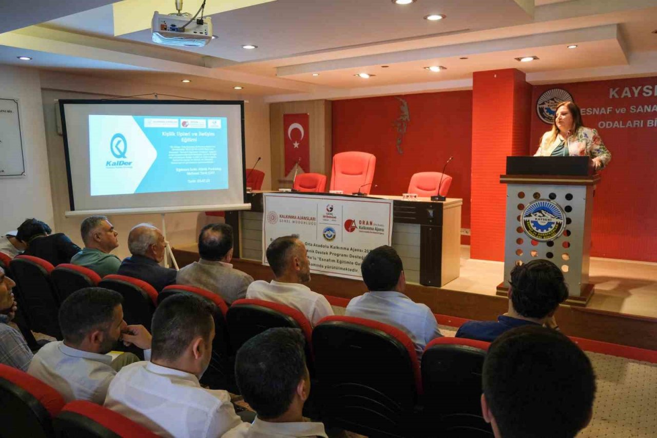 KESOB’da ORAN Kalkınma Ajansı destekli projenin ilk eğitimi yapıldı