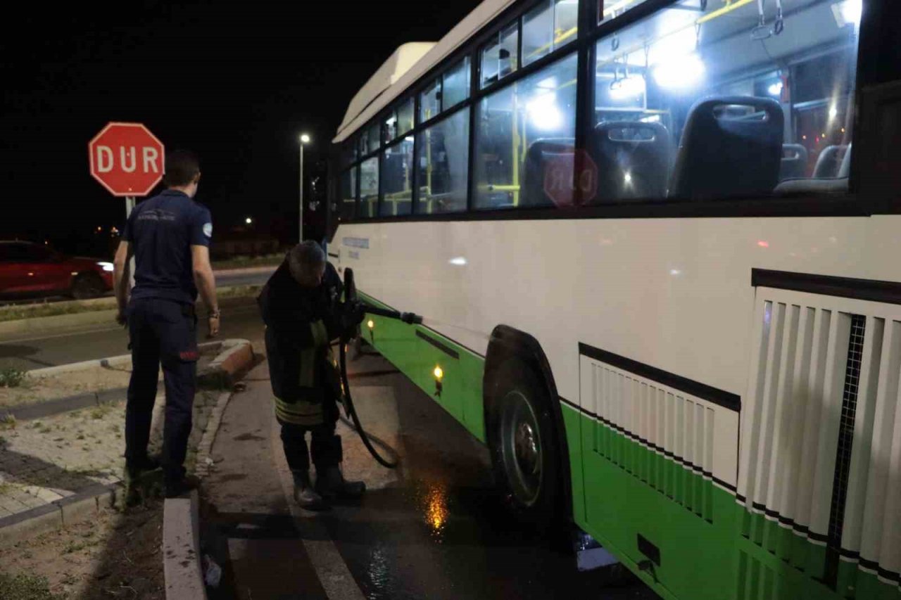 Kayseri’de halk otobüsünü kaçıran zihinsel engelli genç, ekipleri harekete geçirdi