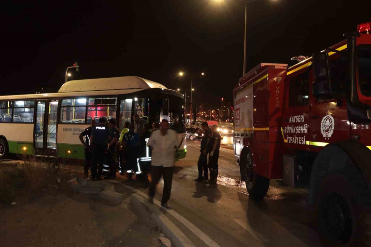 Kayseri’de halk otobüsünü kaçıran zihinsel engelli genç, ekipleri harekete geçirdi