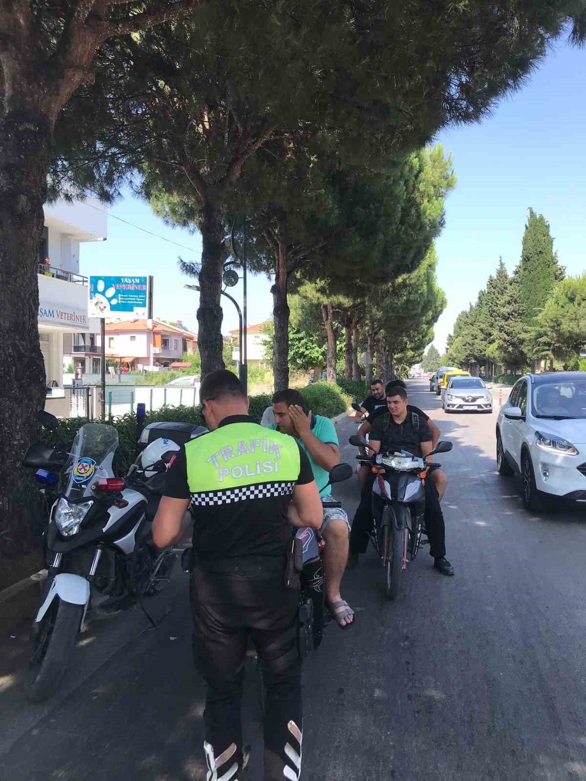 Burhaniye’ de trafik denetimleri artırıldı