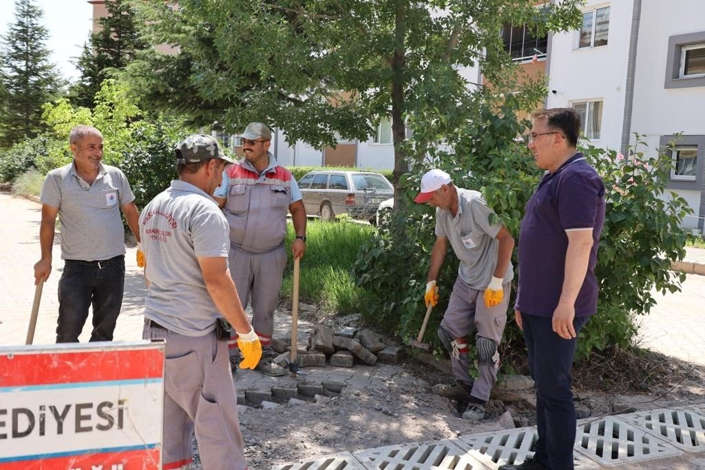 Başkan Savran saha çalışmalarını inceledi