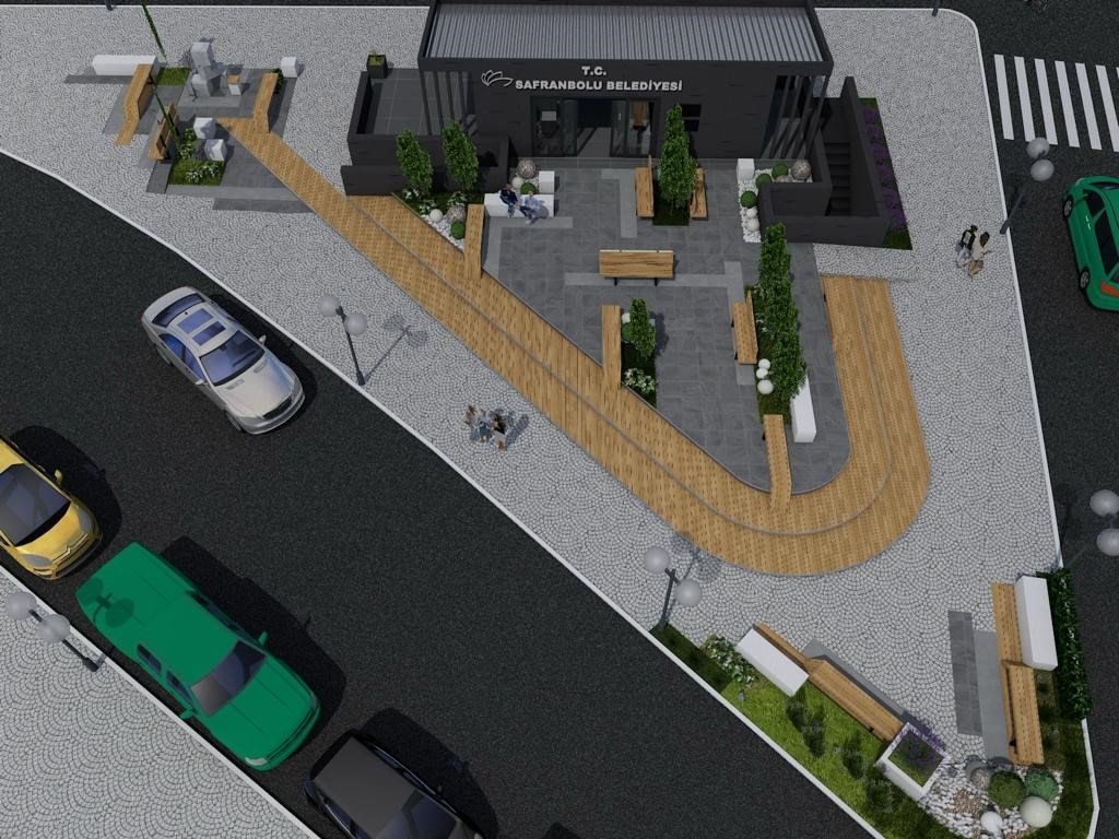 Safranbolu Belediyesi’nden yenileme ve peyzaj çalışması
