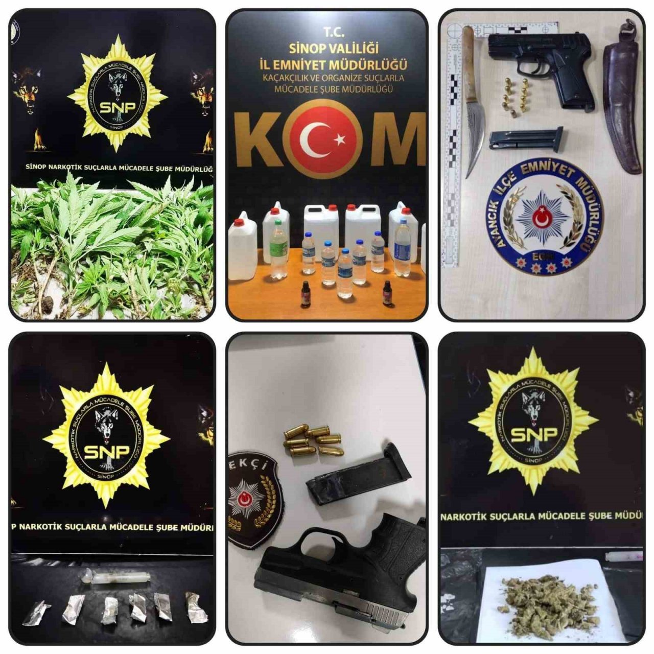 Sinop’un bir aylık asayiş raporu yayımlandı