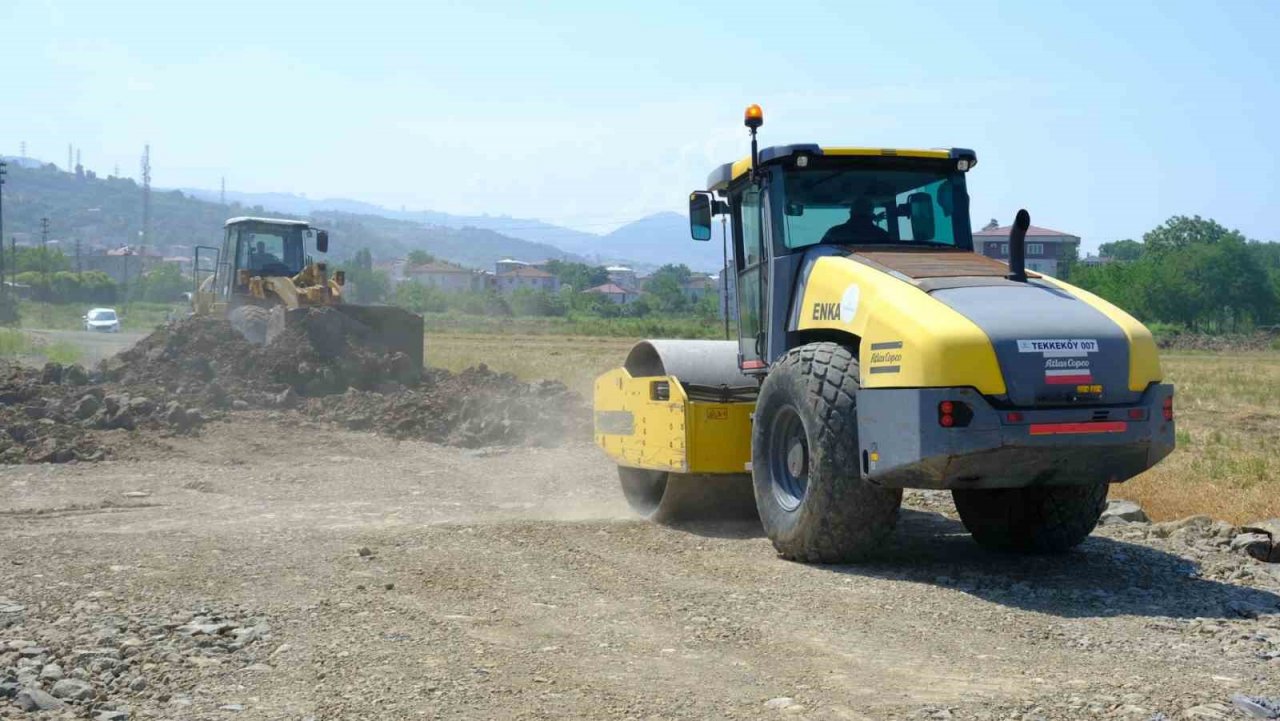 Tekkeköy’de imar yolları açılıyor