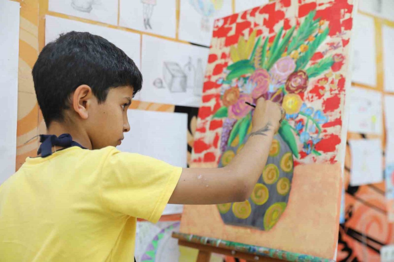 Resim kursuna yoğun ilgi