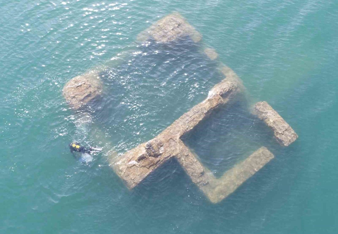 Sular yükseldi, Batık Şehir görünmez hale geldi