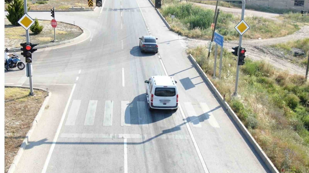 Burdur’da havadan trafik denetiminde 30 araca cezai işlem uygulandı