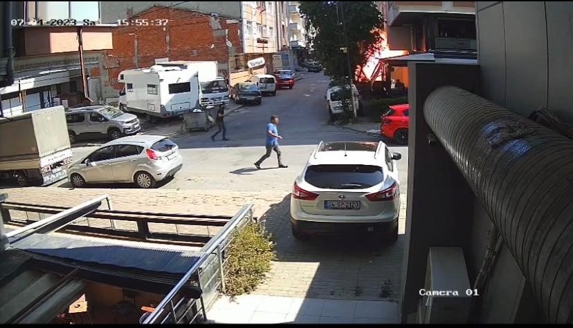 Çekmeköy’de doğalgaz patlamasına ait yeni görüntüler ortaya çıktı