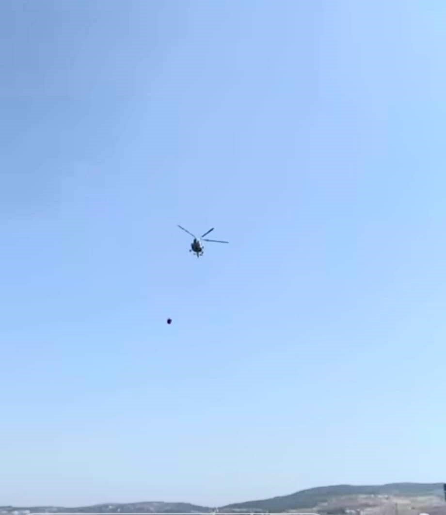 Erdek Tatlısu yangını korkuttu