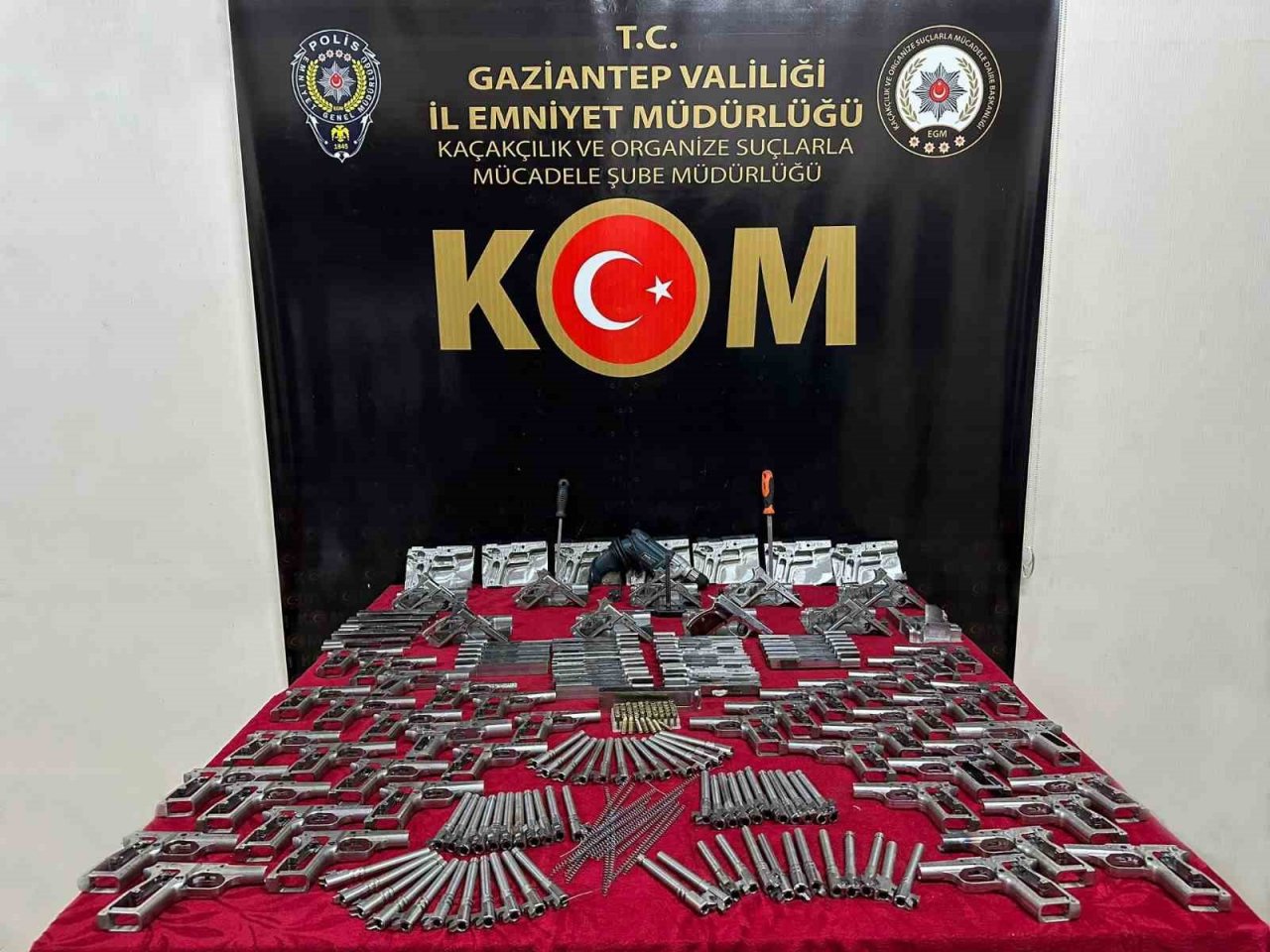 Gaziantep’te yasa dışı silah imalathanesine baskın: 3 gözaltı