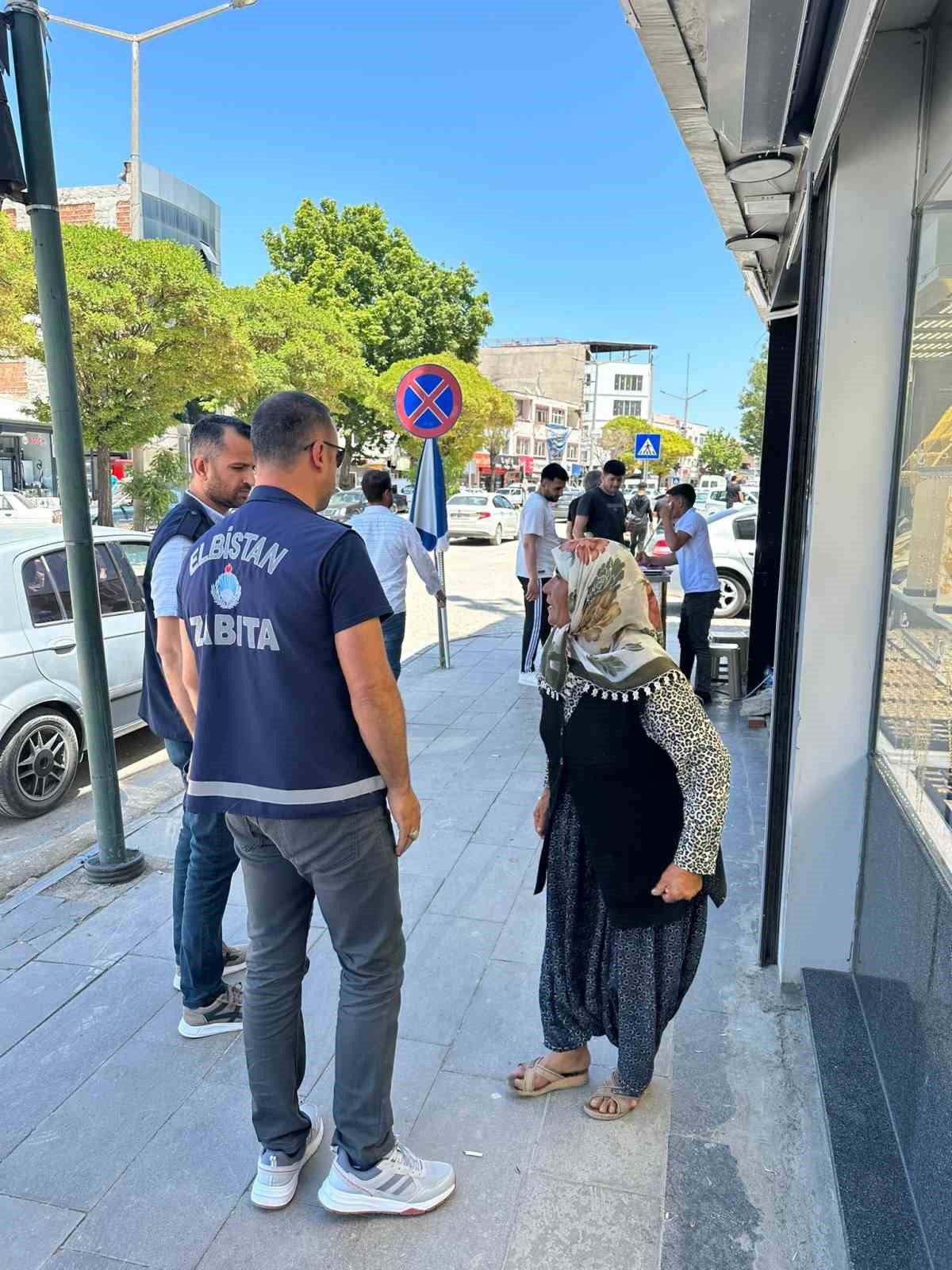 Elbistan’da dilencilere operasyon