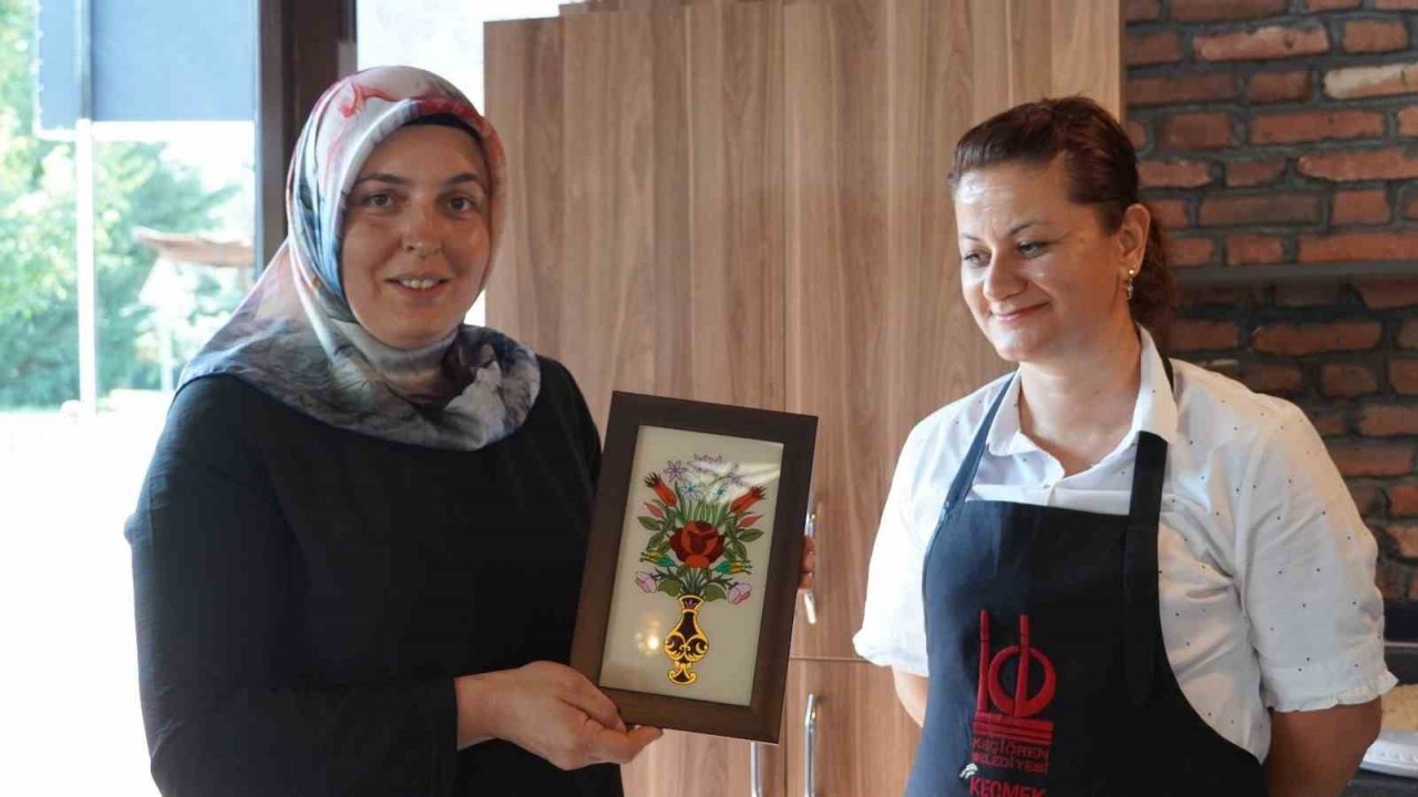 Keçiören’de ödüllü mantı bükme yarışması düzenlendi