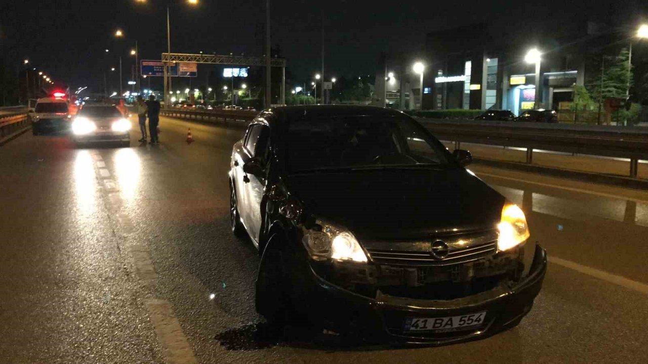 Kazada kopan tekerlek başka kazaya sebep oldu: 2 yaralı