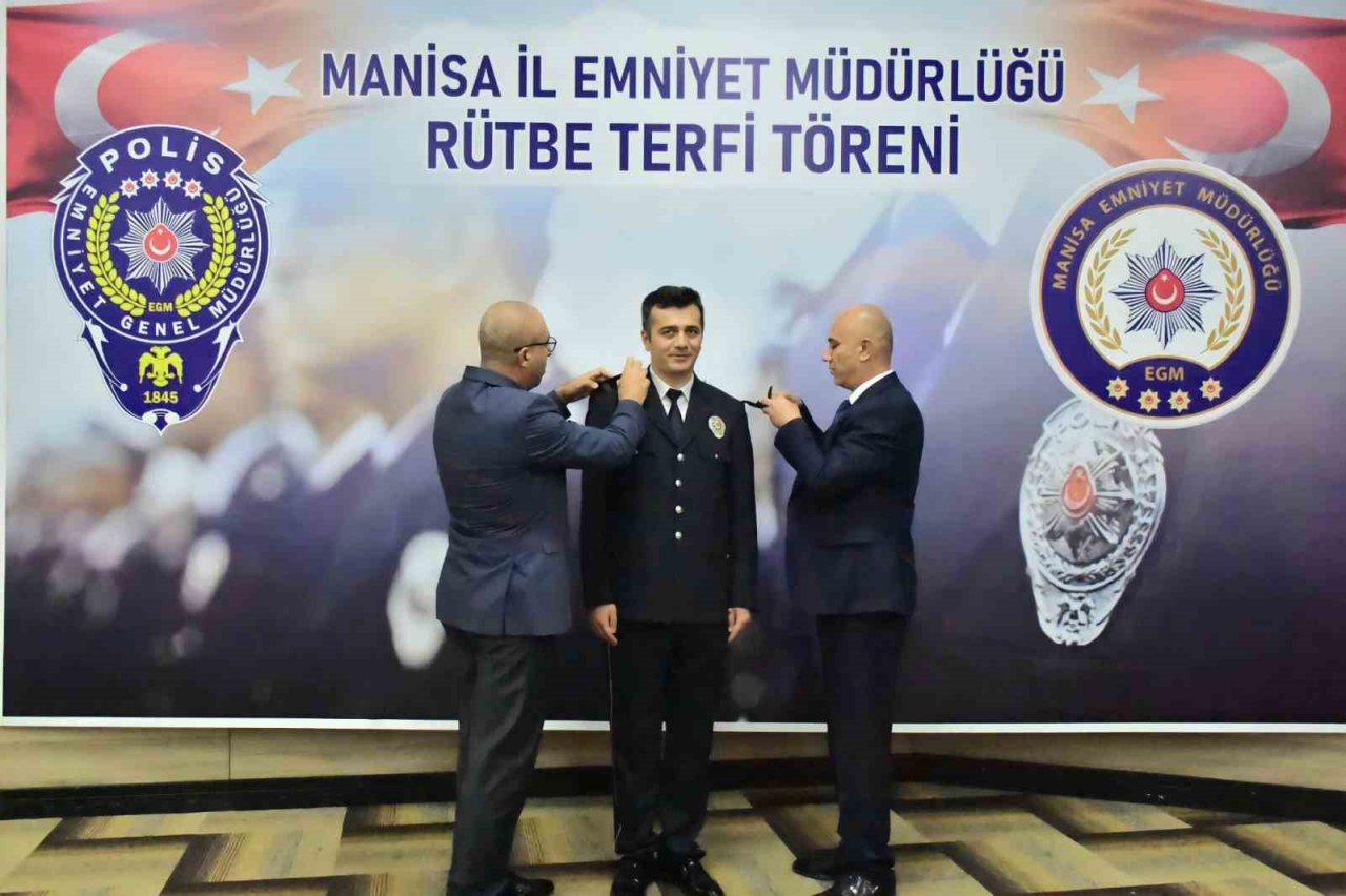 Manisa Emniyeti’nde terfi heyecanı