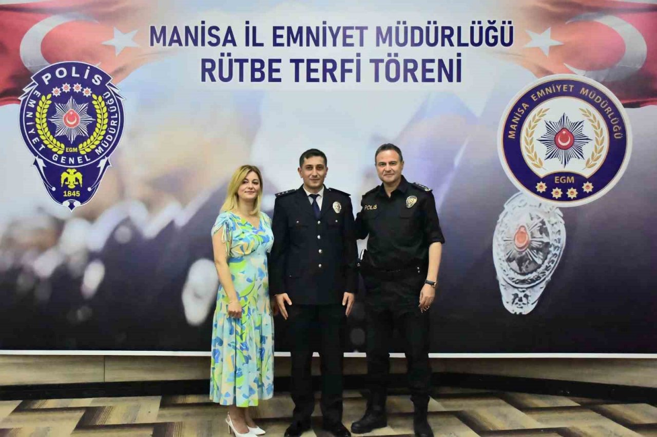 Manisa Emniyeti’nde terfi heyecanı