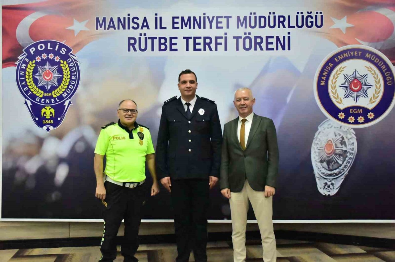 Manisa Emniyeti’nde terfi heyecanı