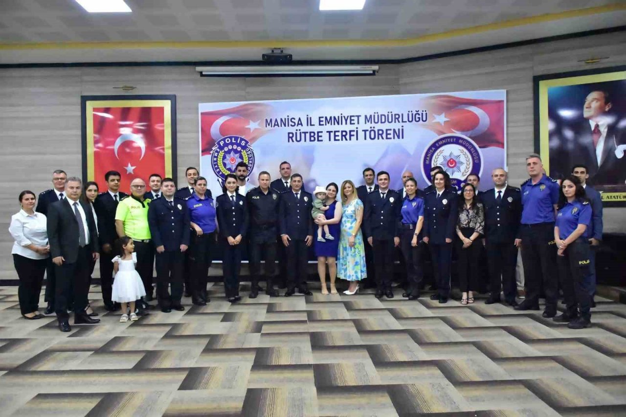 Manisa Emniyeti’nde terfi heyecanı