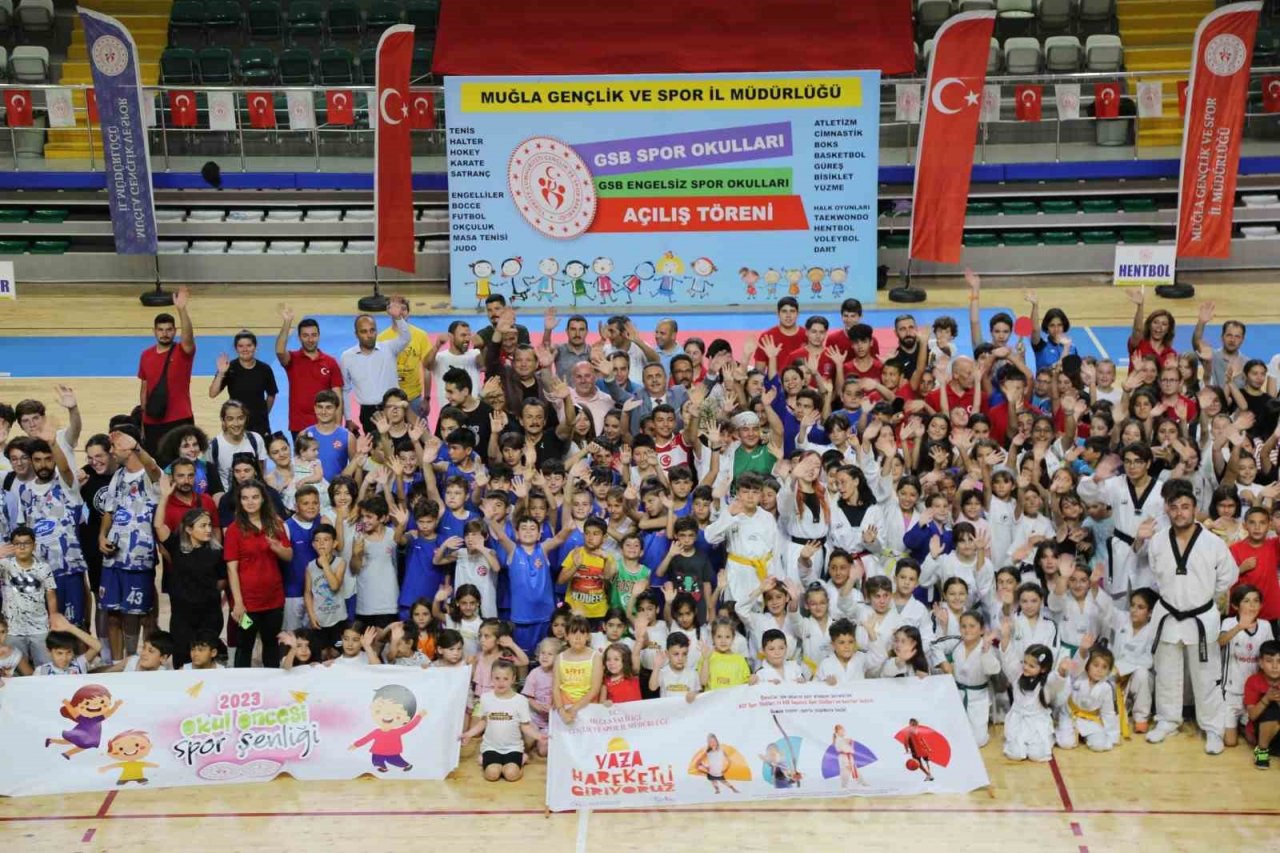 Muğla’da Yaz Spor Okulları, kapılarını gençler için açtı