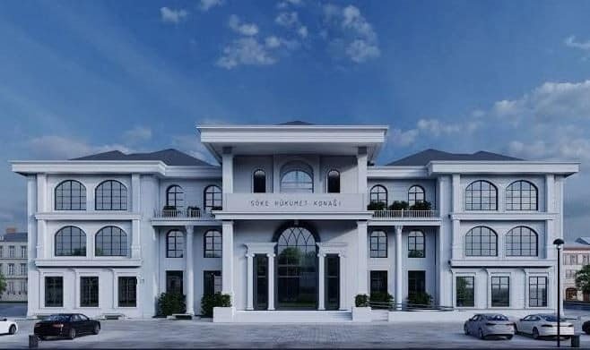 Söke’nin yeni hükümet konağının inşaat alanına ilk kazma vuruldu