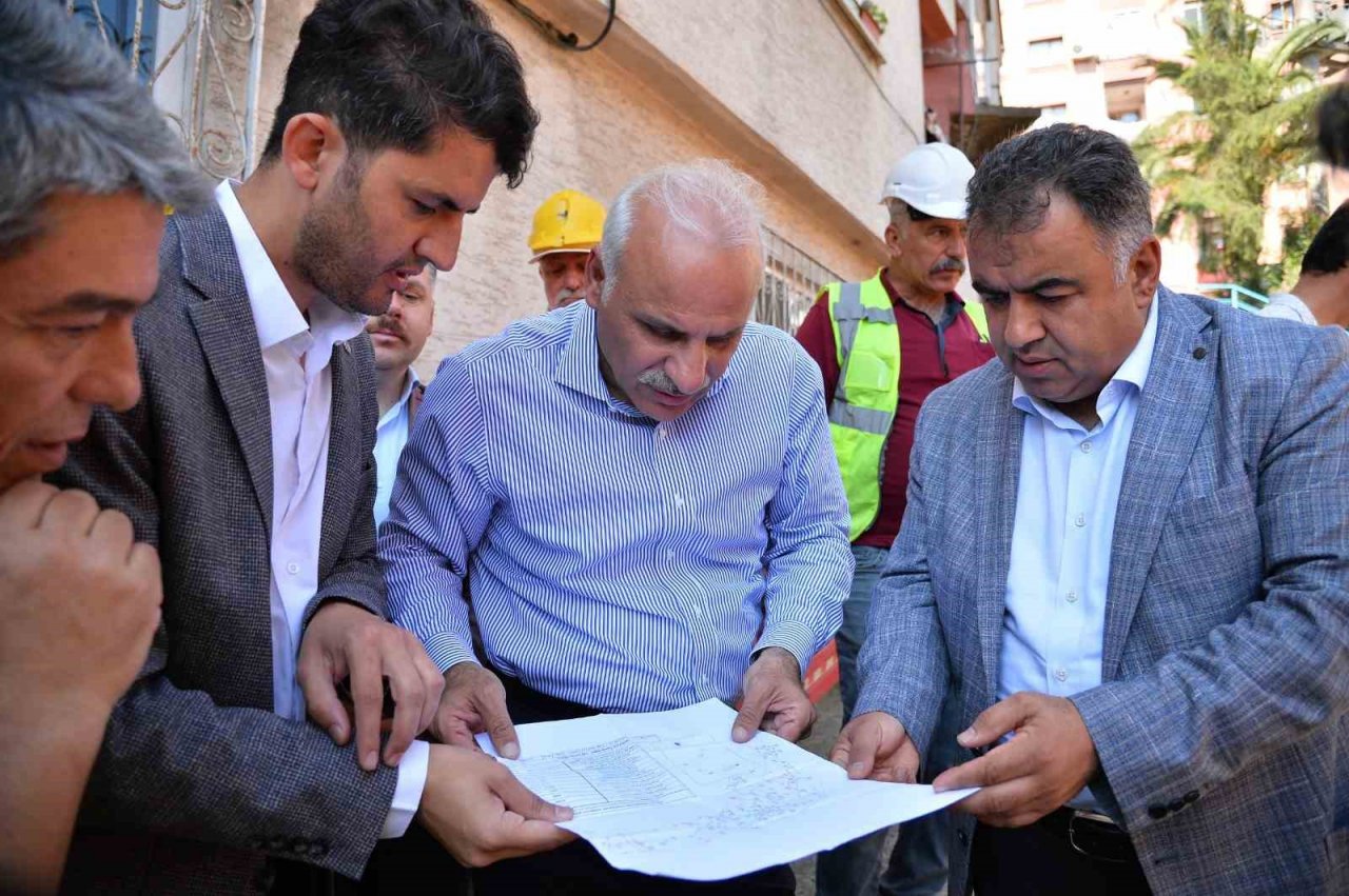 Trabzon kent merkezinde içme suyu altyapı çalışmaları devam ediyor