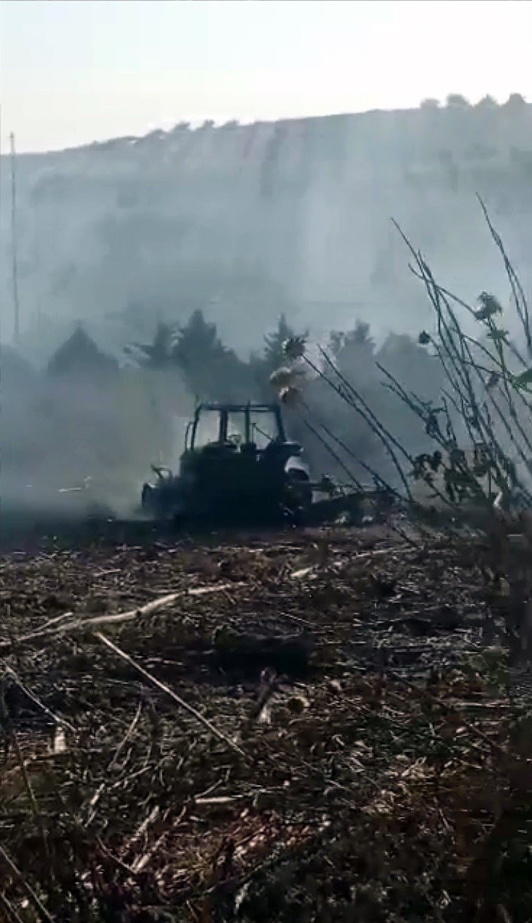 Tekirdağ’da bir çiftlikte çıkan yakın ekiplerce söndürüldü